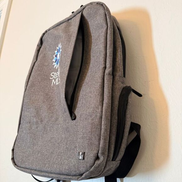 Kapston Pierce Laptop Ipad  Stellar MLS Logo Heather Gray Backpack Bag Large